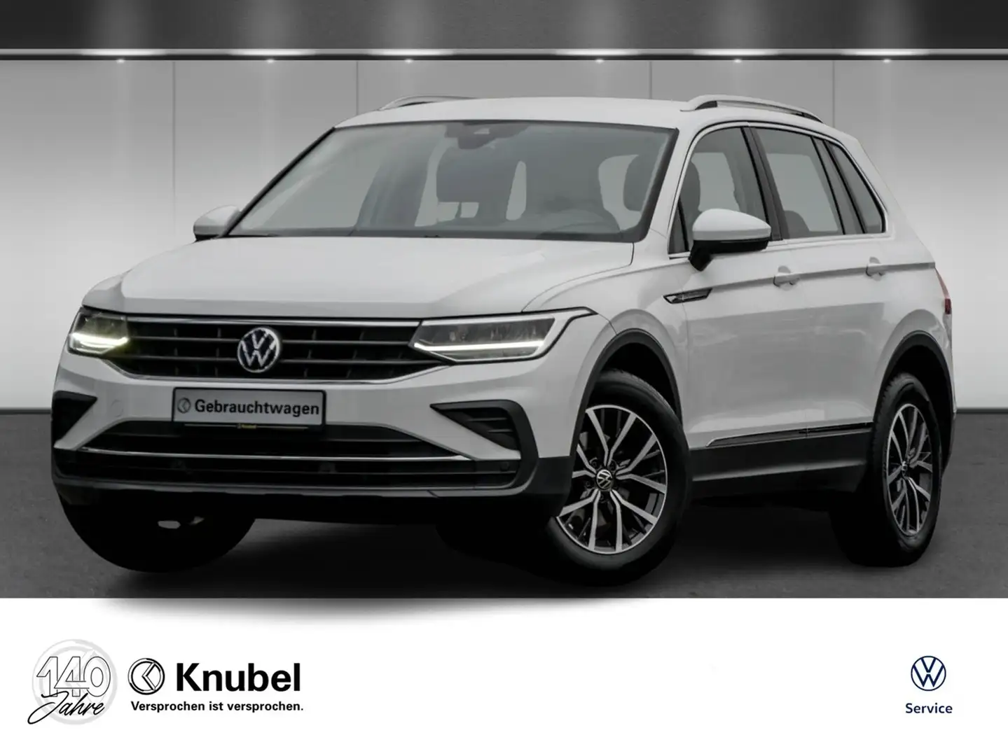 Volkswagen Tiguan Life 2.0 TDI LED Navi AHK ACC Leder eKlappe Blanco - 1