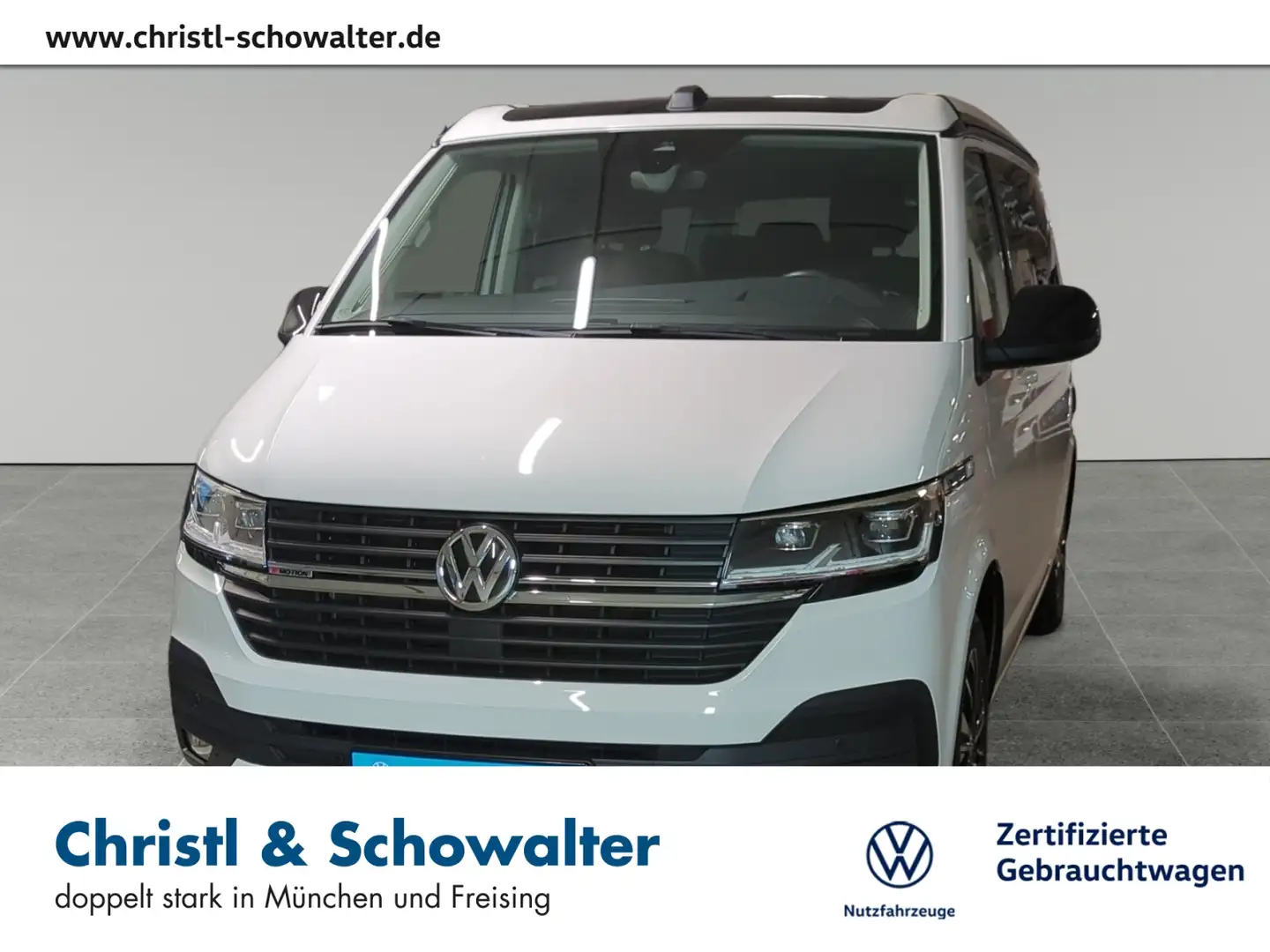 Volkswagen T6.1 California Beach 2.0 TDI 4M DSG Tour Ed AHK Weiß - 1