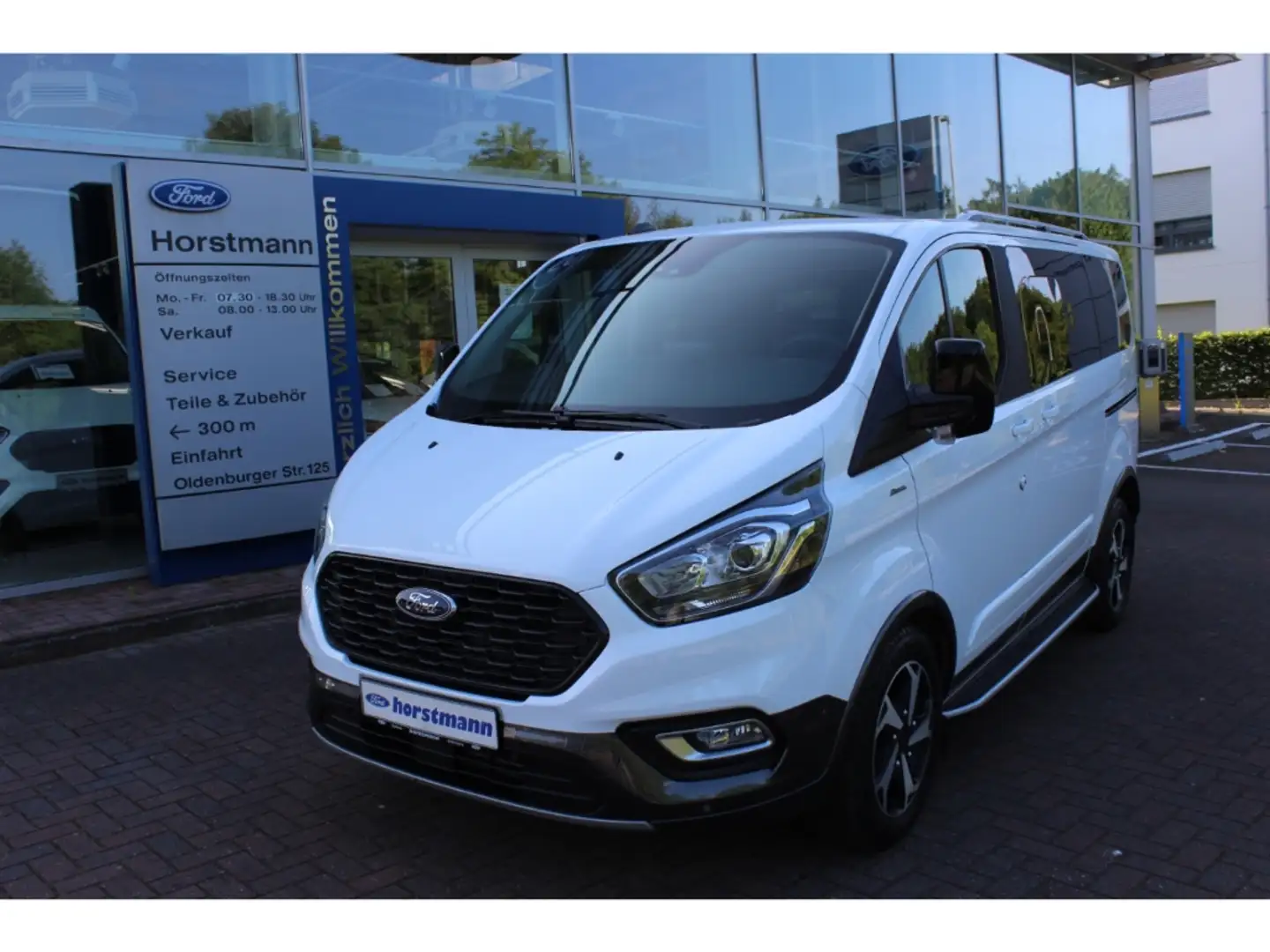 Ford Tourneo Custom 320 L1 ACTIVE AUTOMATIK, NAVI, ACC, STHZG, AHK, GJ Weiß - 1