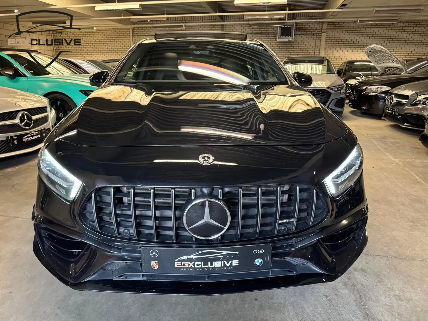 Mercedes-Benz A 45 AMG S 4MATIC+ Pano|Keyless|Memory|Burmester|Stoel Koel Fekete - 2