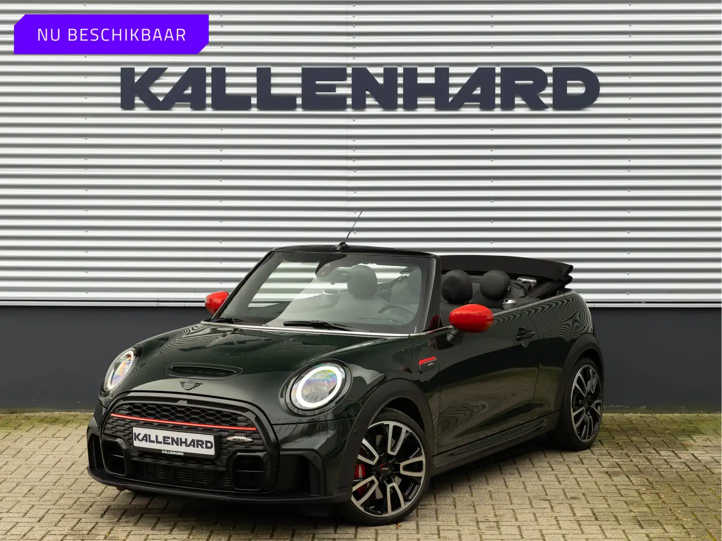 MINI John Cooper Works Cabrio Mini 2.0 - Camera - Harman Kardon -Yours Leder - H Grün - 1