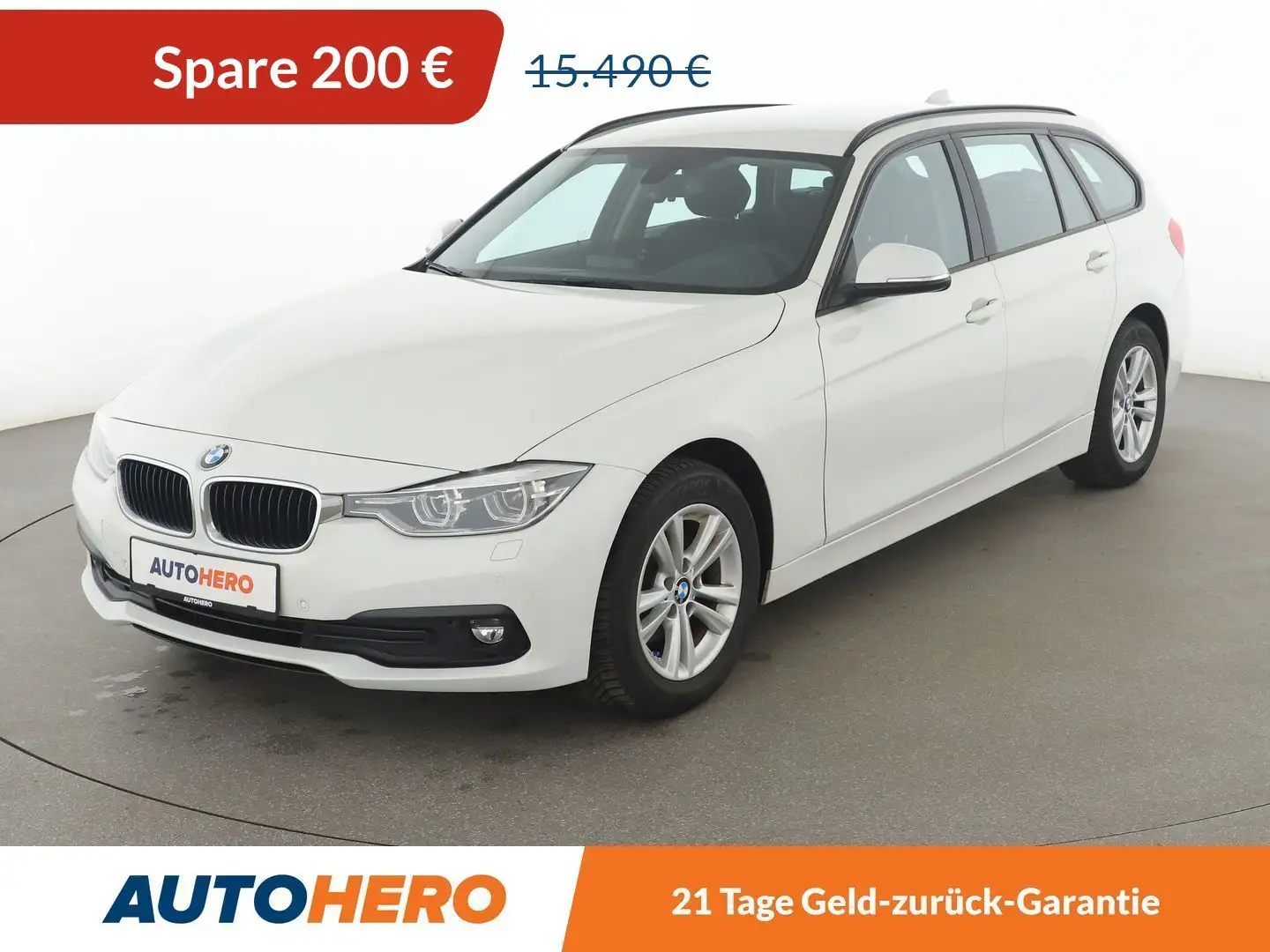 BMW 316 316d Advantage *NAVI*LED*TEMPO*PDC*SHZ* Weiß - 1
