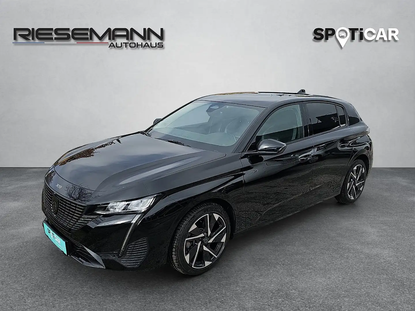 Peugeot 308 Hybrid 136 e-DSC6 Allure Schwarz - 1