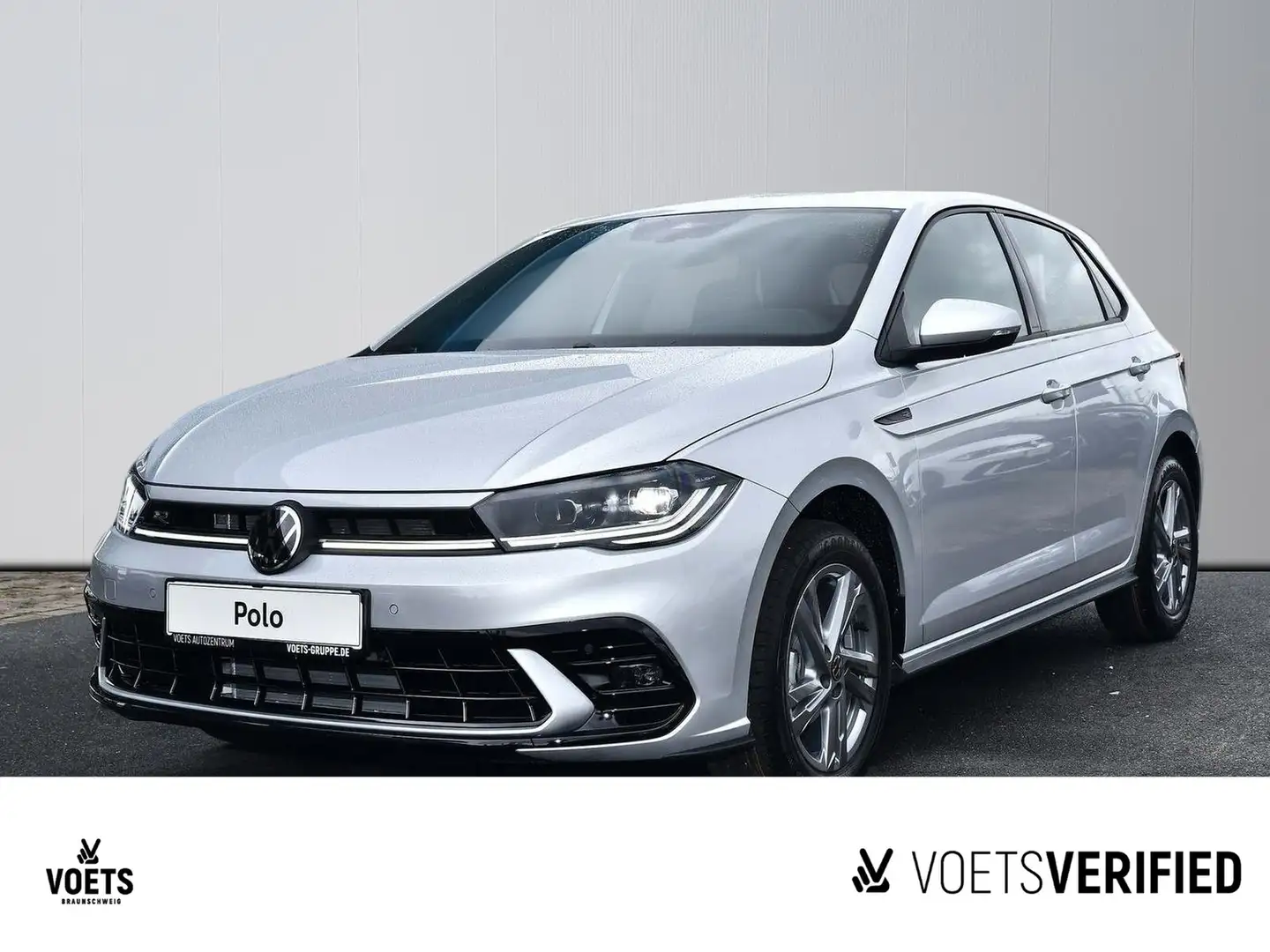 Volkswagen Polo R-Line 1.0 TSI DGS ACC+MATRIX-LED+RearView Silber - 1