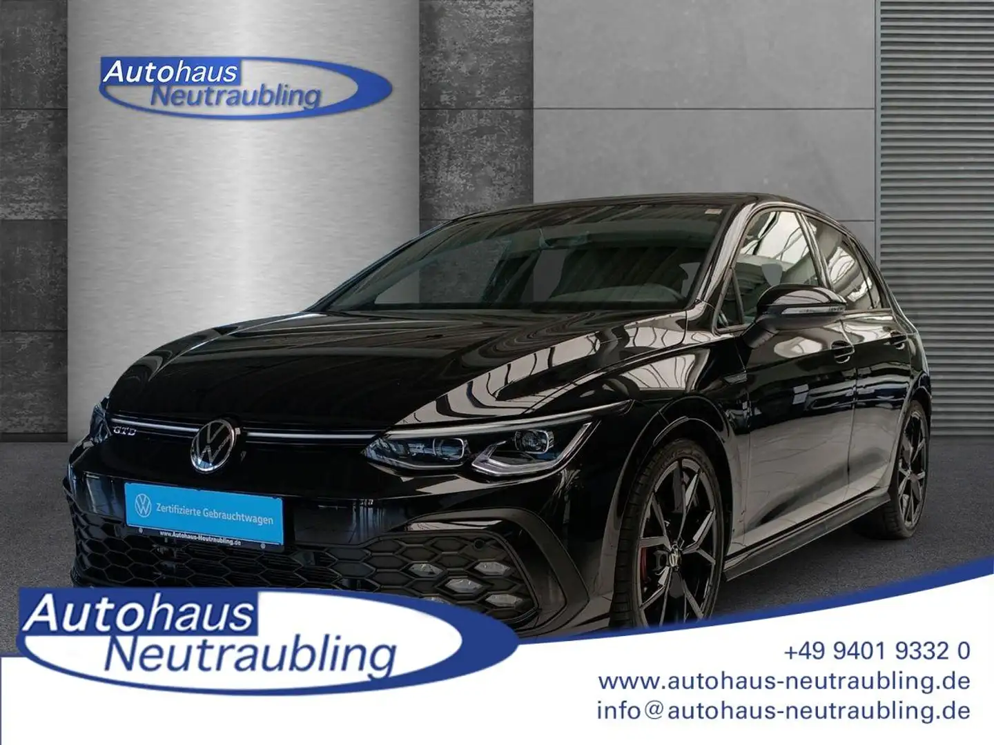 Volkswagen Golf 8 2.0 TDI "GTD" 200 PS DSG+ACC+NAVI+REARVIEW+ Black - 1