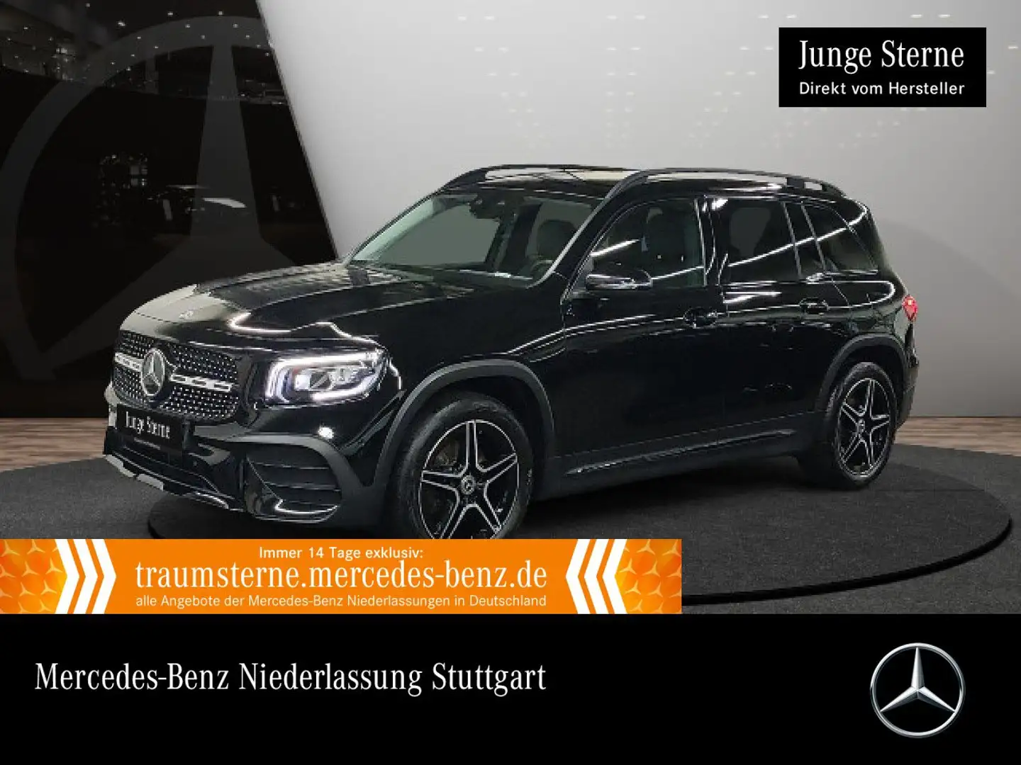 Mercedes-Benz GLB 220 d 4M AMG+NIGHT+AHK+LED+KAMERA+19"+TOTW+8G Noir - 1