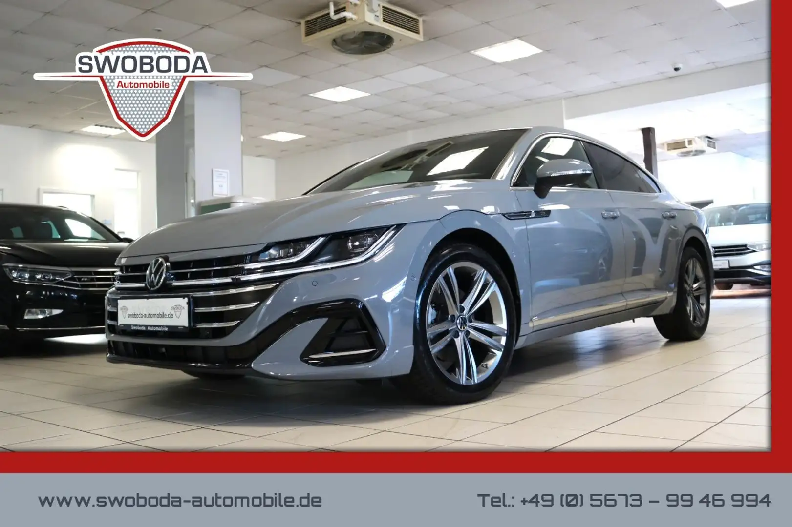 Volkswagen Arteon R-Line Matrix Pano 360° Carbon Memory Gris - 1
