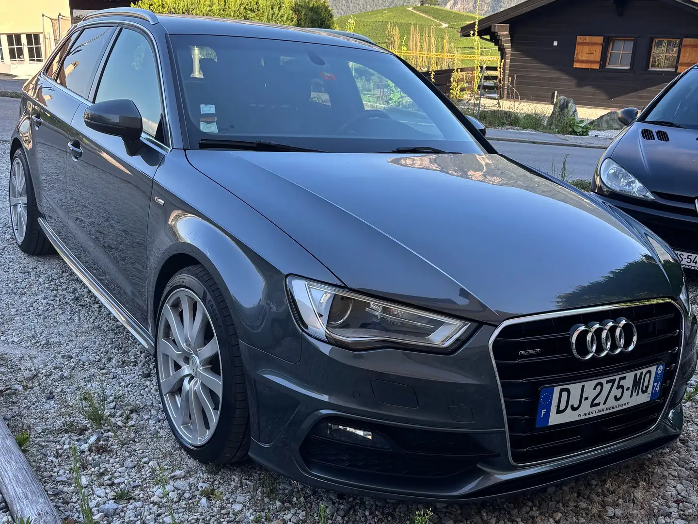 Audi A3 A3 SportBack 2.0 TDI 184 S Line Quattro STronic 6 Gris - 1