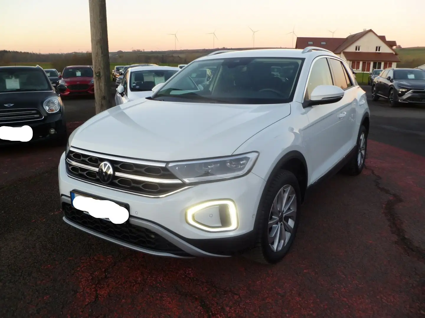 Volkswagen T-Roc 2.0 TDI 150CH EVO STYLE DSG7 BOITE AUTO Blanc - 1