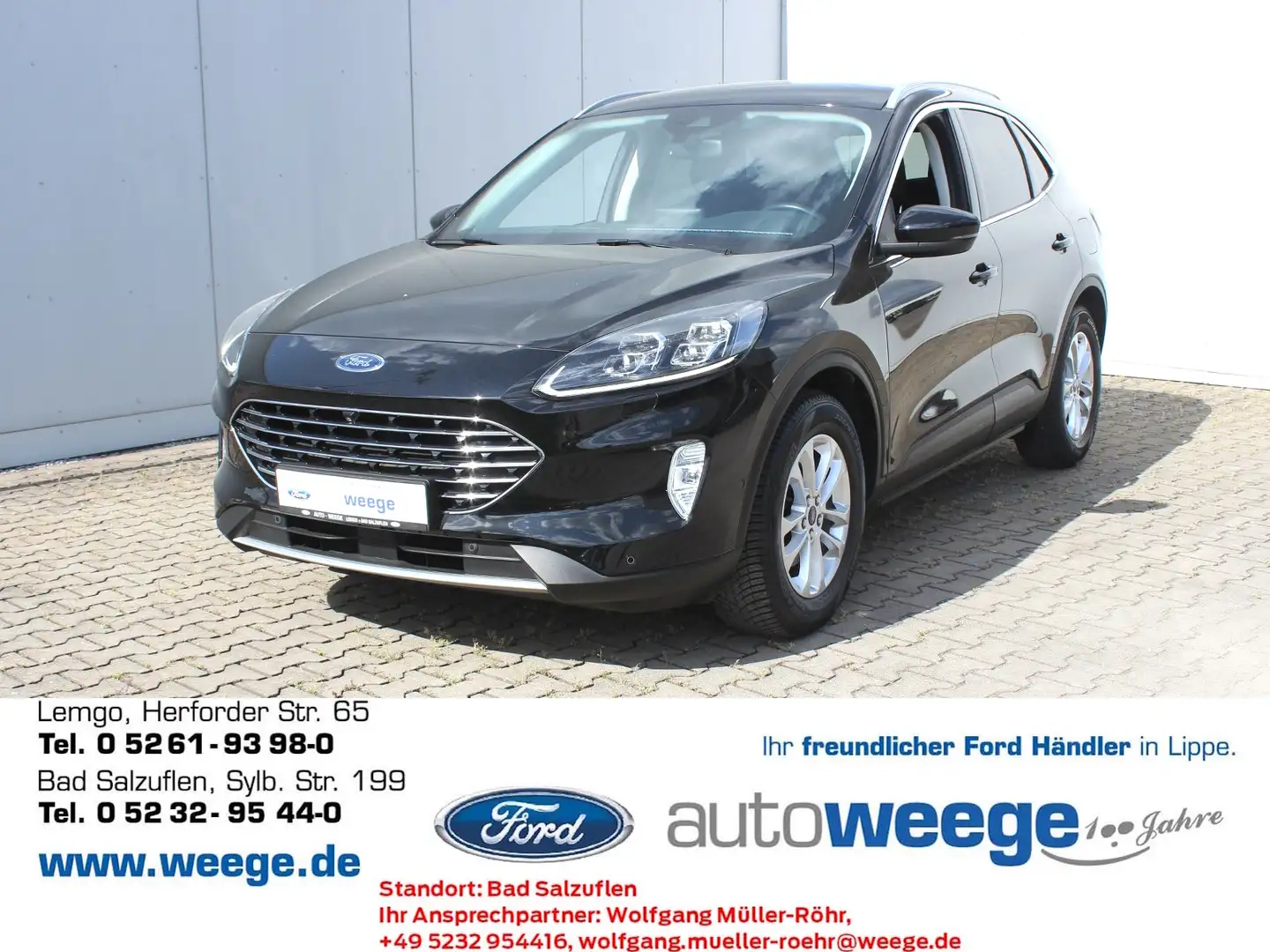 Ford Kuga Titanium X 2,0 EcoBlue Start/Stopp Schwarz - 1