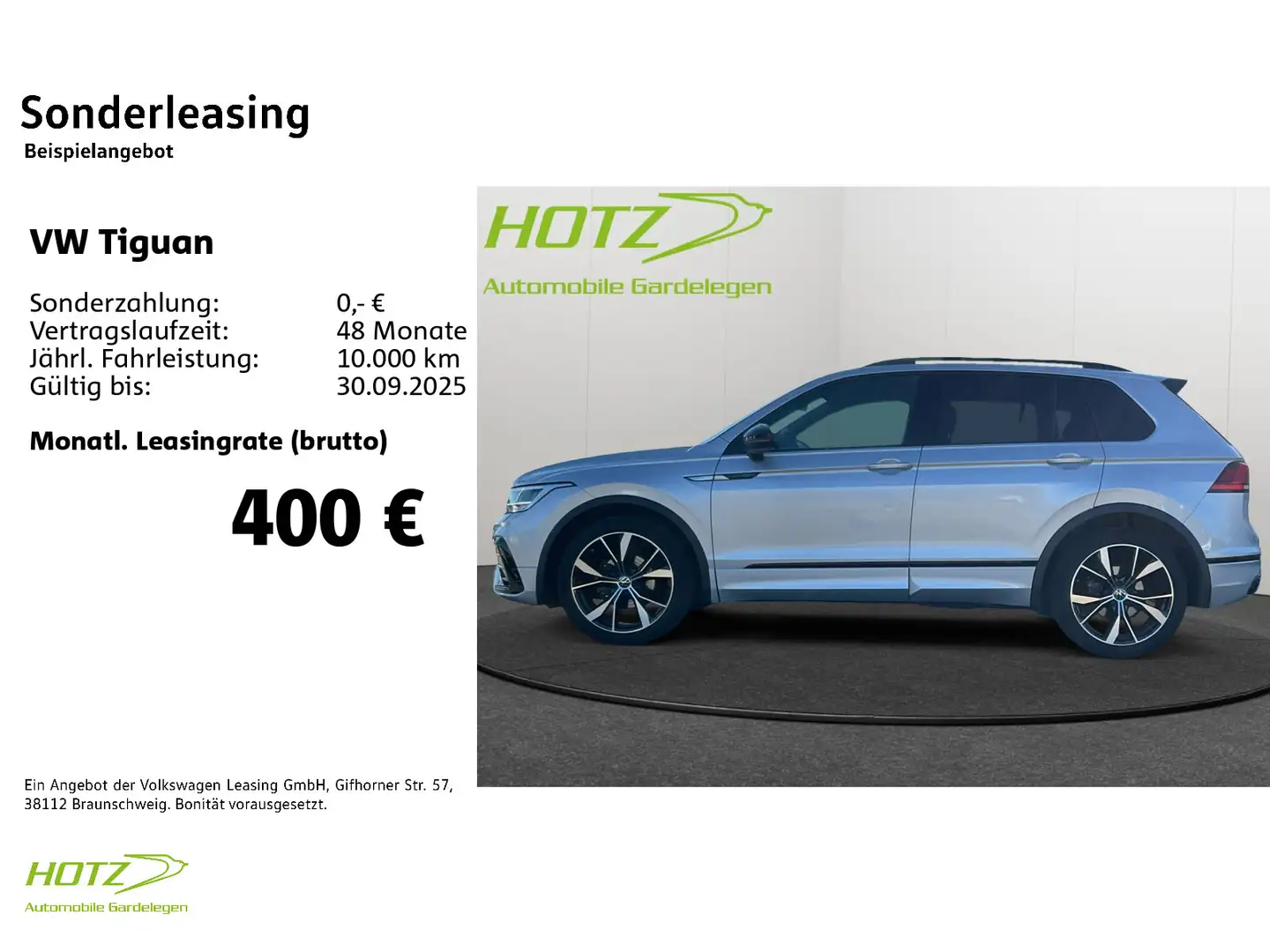 Volkswagen Tiguan 1.5 TSI DSG R-Line AHK/PANO/REAR Silber - 2