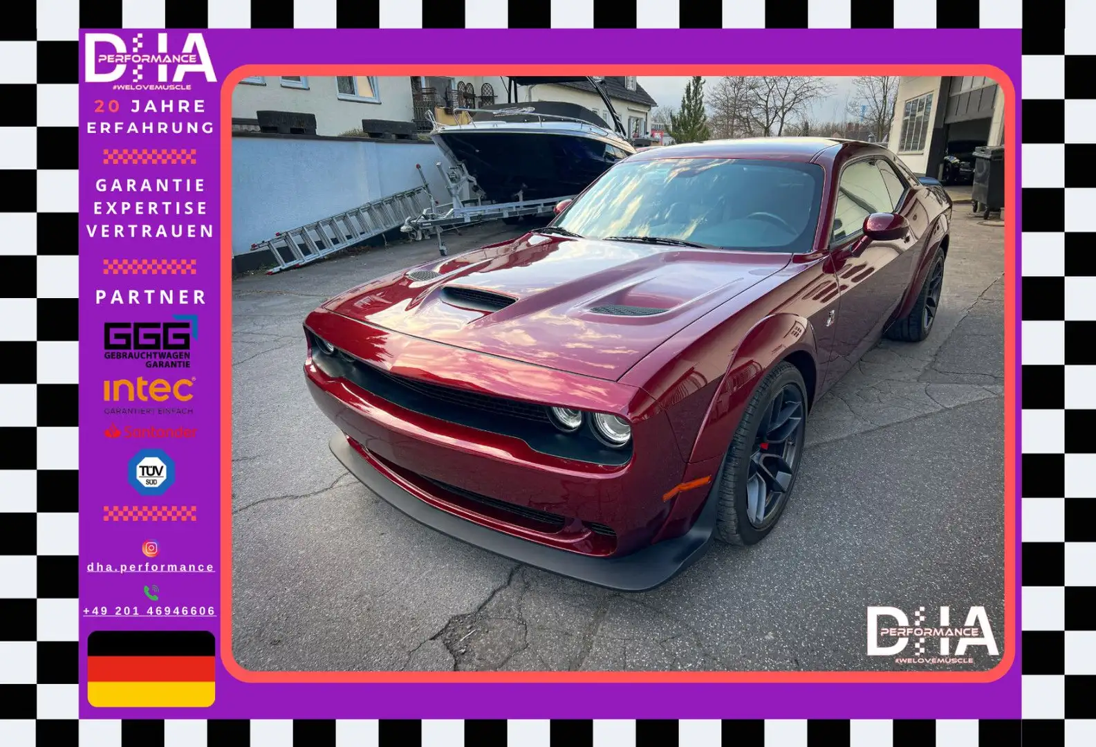 Dodge Challenger 6.4 R/T SCAT PACK*OEM WIDE BODY*LED* Rojo - 1