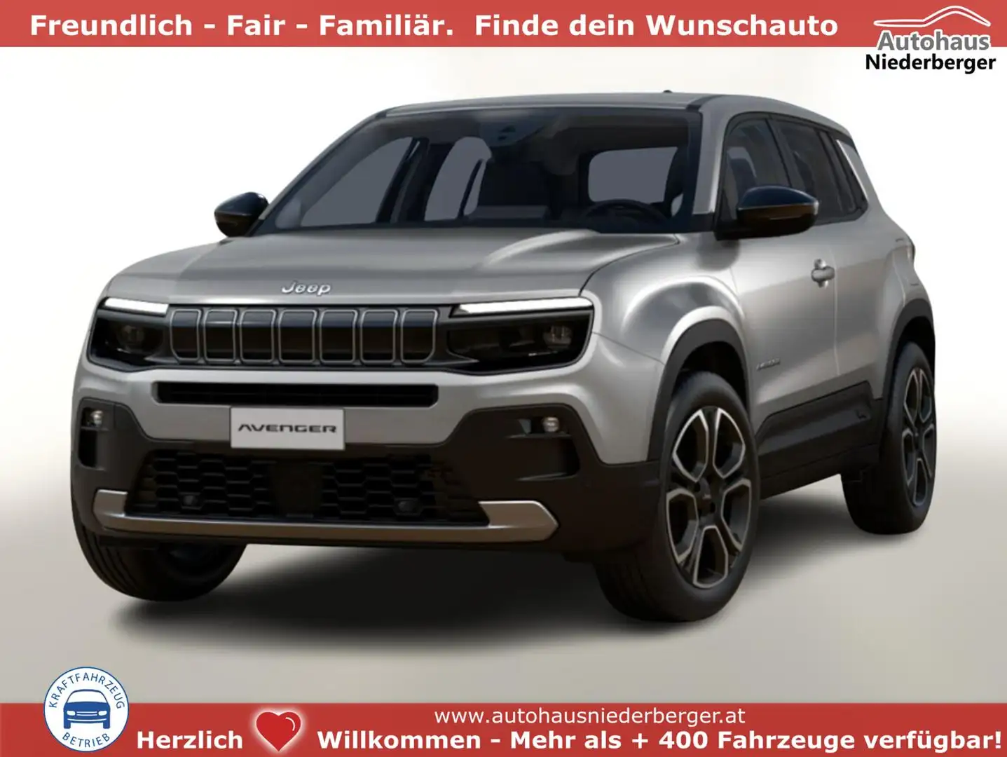 Jeep Avenger Summit 1.2 MHEV 110 DCT Pano Leder Nav 81 kW (1... Grau - 1