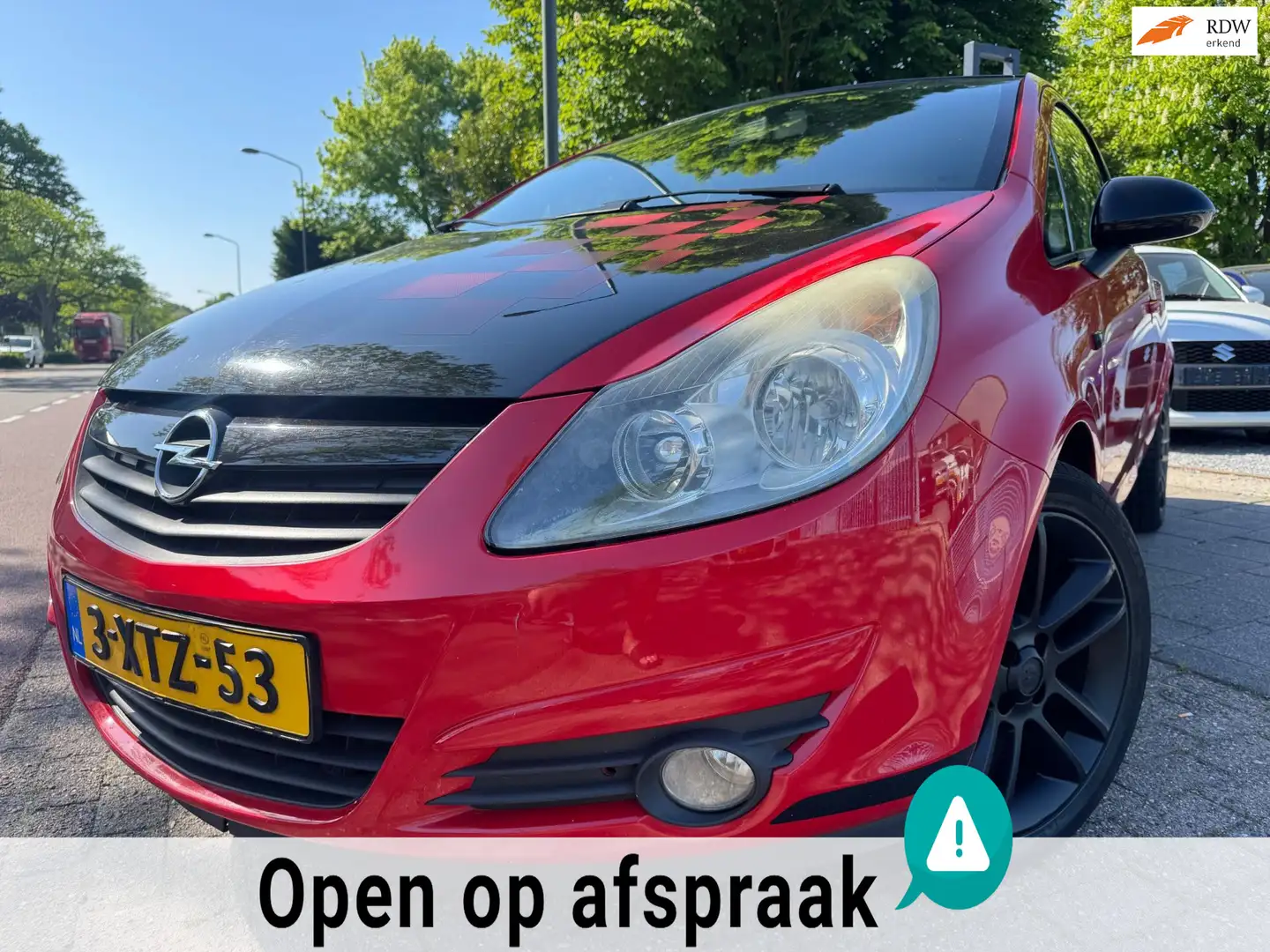 Opel Corsa 1.4-16V Color Race A-C Elek-Pakket Lmv Cruise Czerwony - 1