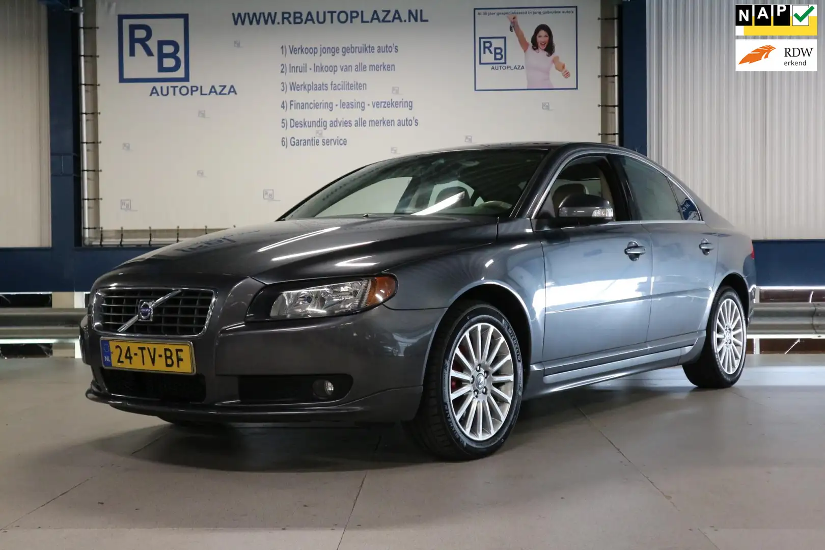 Volvo S80 3.2 AWD Momentum / 2e EIG / NAP / DEALER HISTORIE Szary - 1