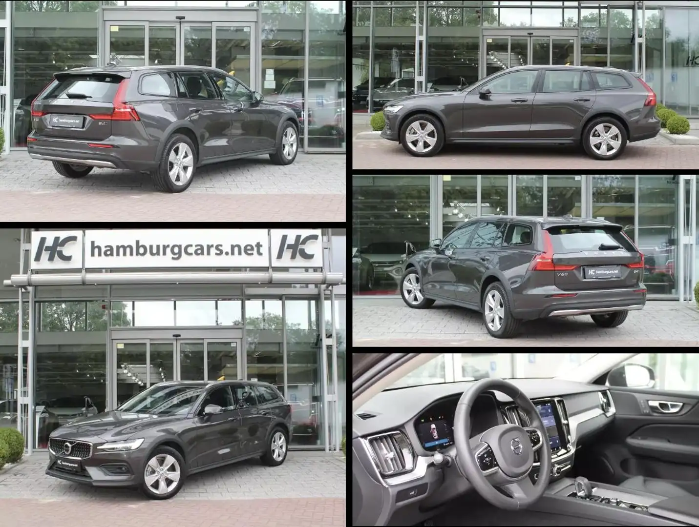 Volvo V60 Cross Country CC B4 AWD AHK Leder AssistenzPaket Klima-SItz-L... Grau - 1