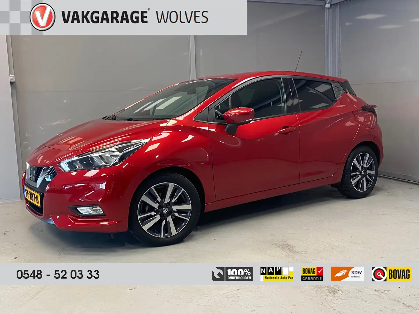 Nissan Micra 0.9 IG-T N-Connecta | NAVI | CLIMA | CAMERA | TREK Rood - 1
