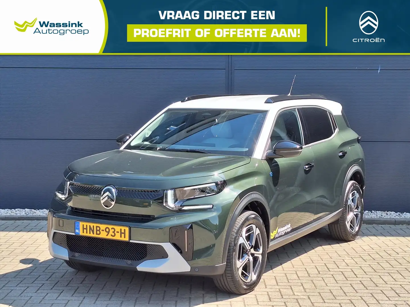 Citroen C3 Aircross E-C3 EV 44kWh 113pk Max | Navigatie | Camera | 11 Groen - 1