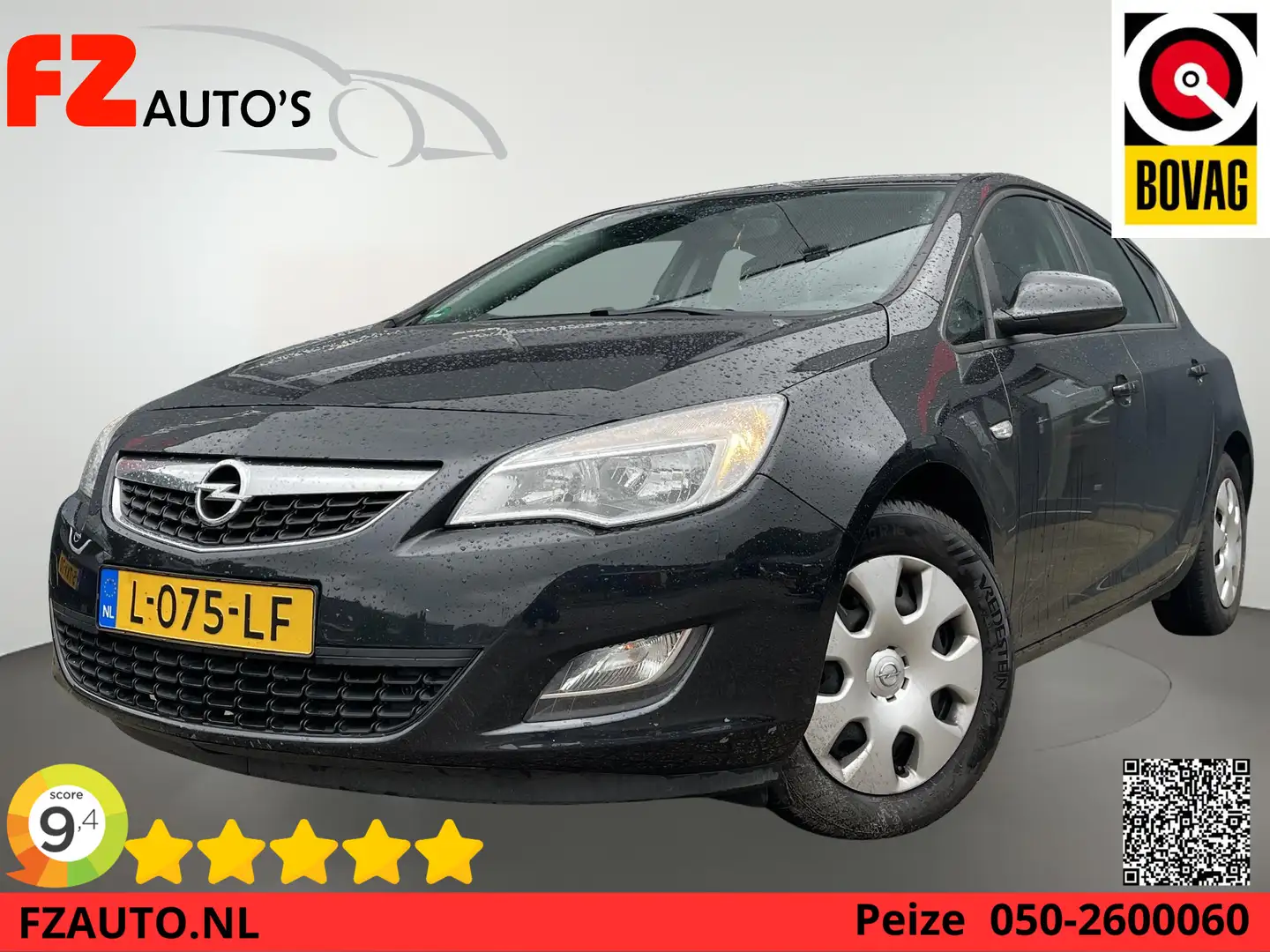 Opel Astra 1.4 Edition - Airconditioning - Elektrische ramen Zwart - 1