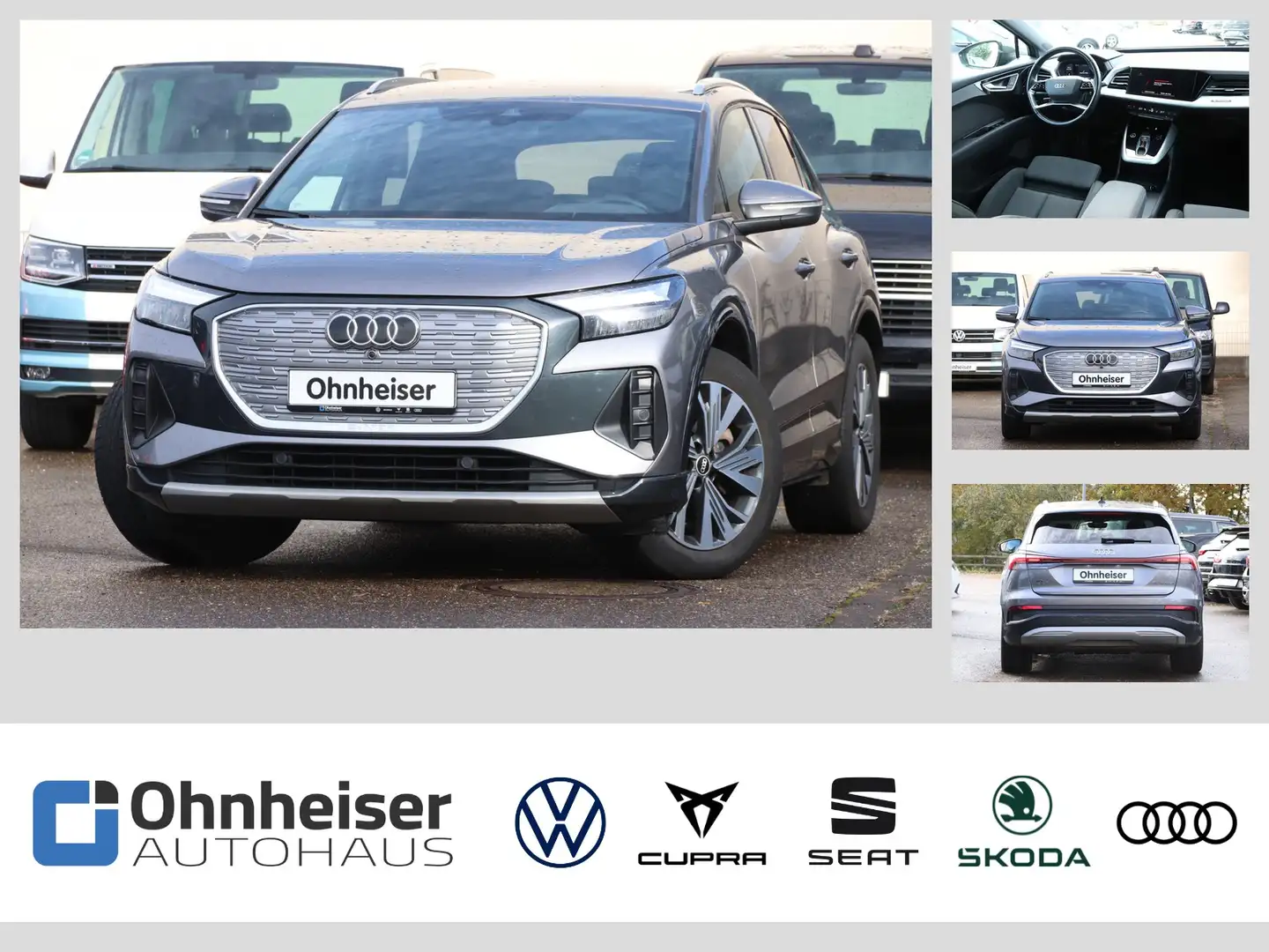Audi Q4 e-tron e-tron 40 AHK*KEYLESS*NAVI*SHZ Grau - 1