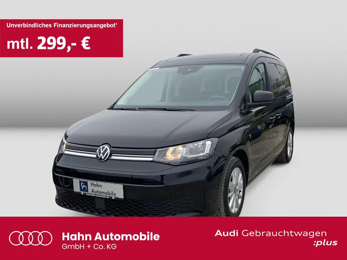 Volkswagen Caddy Life 2.0TDI Virtual CAM Pano Navi Schwarz - 1