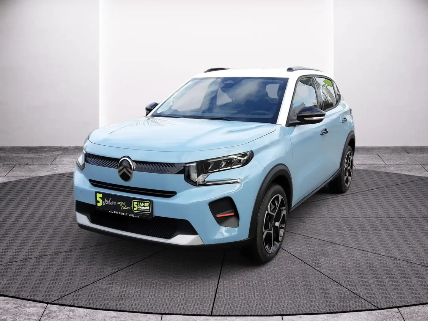 Citroen C3 Turbo 100 PS PLUS Kam.+PDC+SpurH Blau - 2