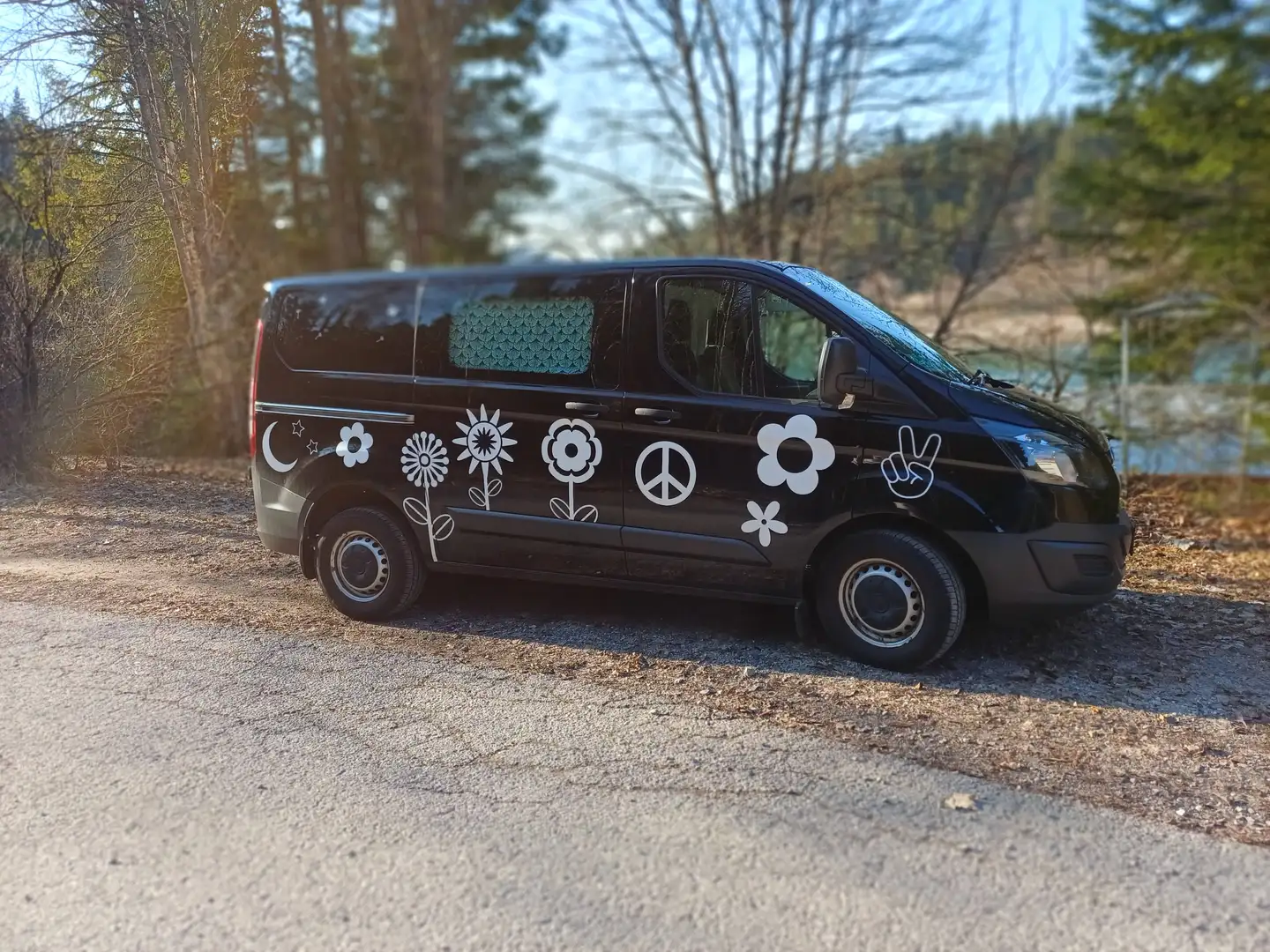 Ford Transit Custom L1 H1 / Campingbus (Wohnmobil M1) Schwarz - 1