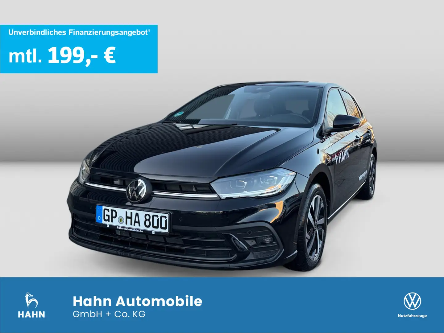 Volkswagen Polo Goal  1,0 l TSI 95 PS DSG KAM NEBEL NAVI Zwart - 1