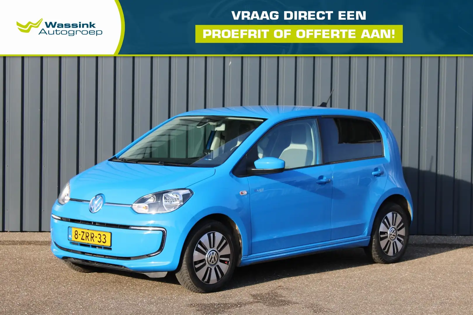 Volkswagen e-up! Elektromotor 82PK 5D e-up! SOH 89% I BTW auto|Navi Bleu - 1