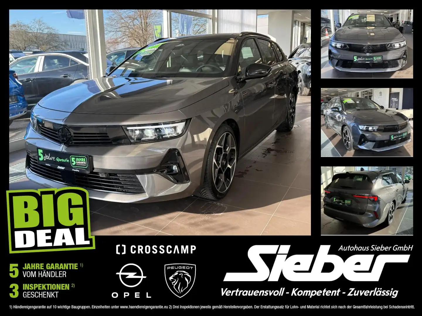 Opel Astra L ST 1.2 Turbo Ultimate LED*Navi*Sitzhzg Grau - 1