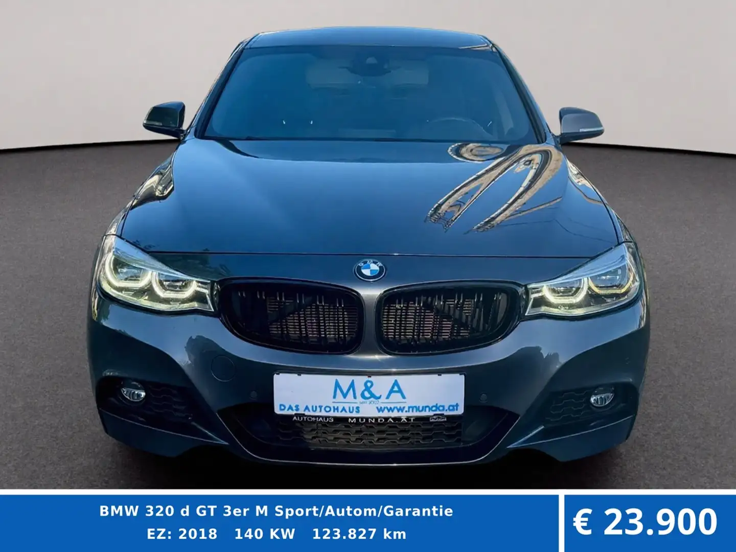 BMW 320 d GT 3er M Sport/Autom/Garantie Grau - 2