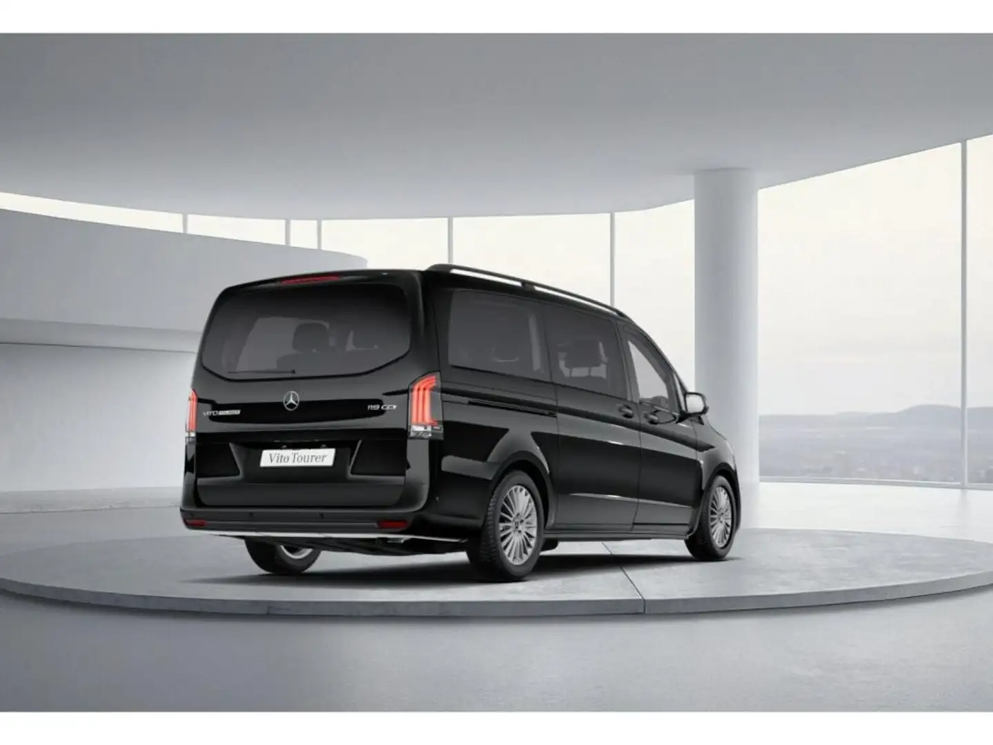 Mercedes-Benz Vito 119 Tourer/PRO/MOPF/Navi/MBUX/Totw/Cam Schwarz - 2
