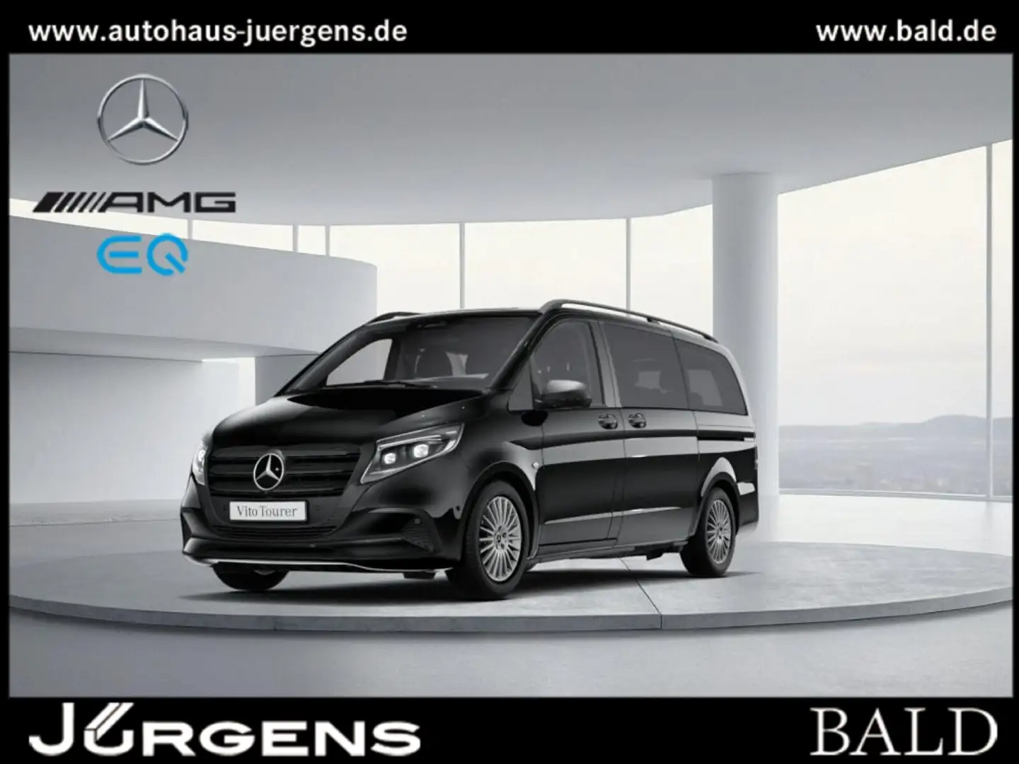 Mercedes-Benz Vito 119 Tourer/PRO/MOPF/Navi/MBUX/Totw/Cam Schwarz - 1