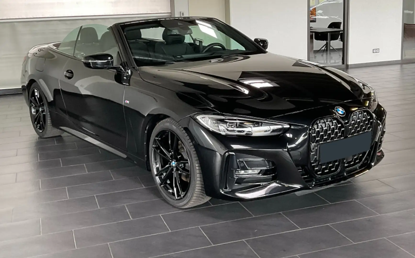 BMW 420 i Cabrio Msport Nero - 2