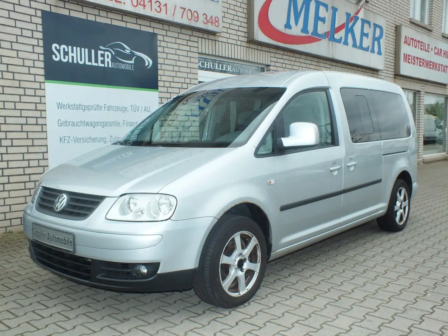 Volkswagen Caddy Maxi Life 2.0 TDI KLIMA/WEBASTO/NAVI Silber - 1