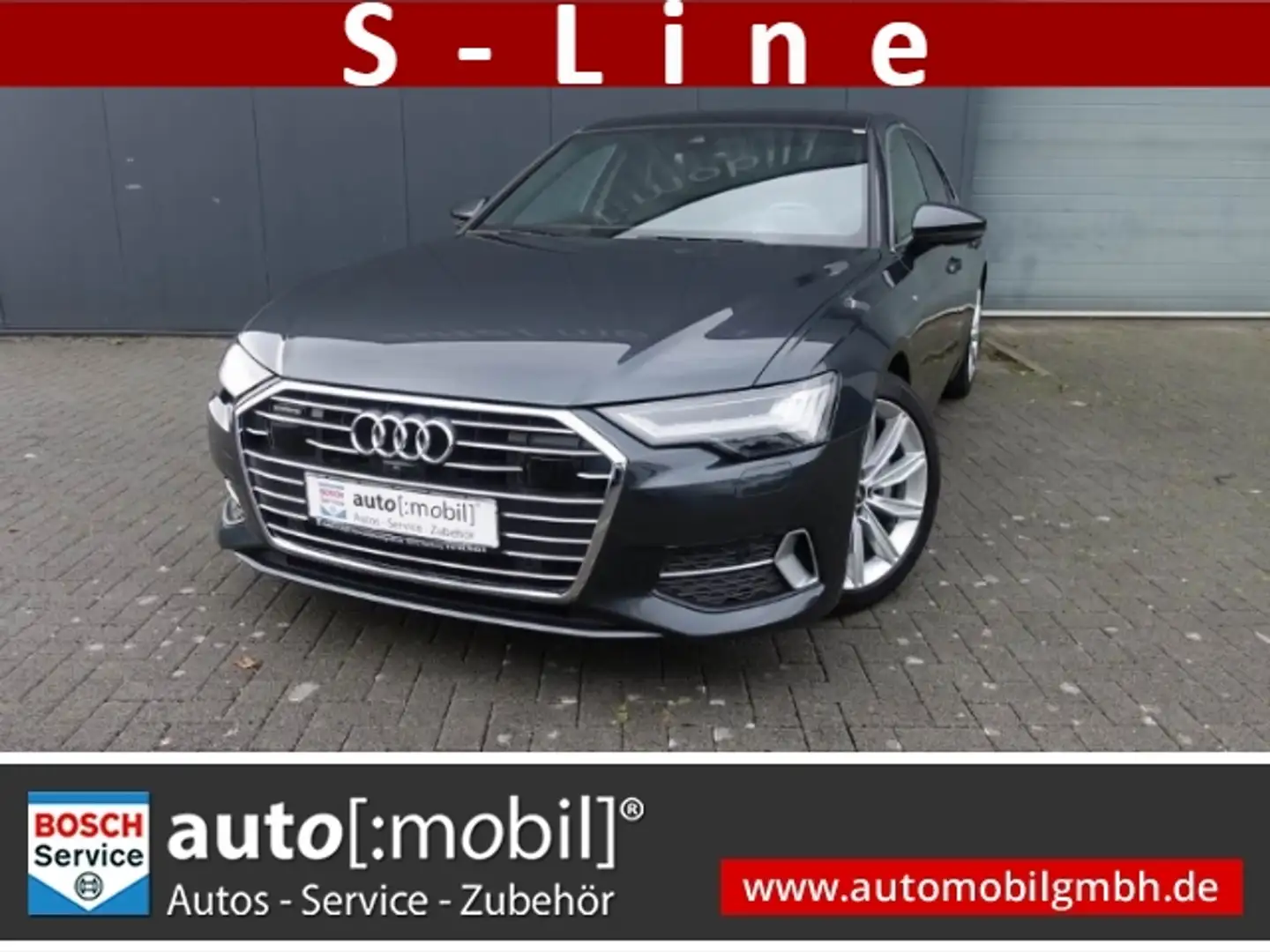 Audi A6 50TDI quattro sport S-LINE+PANO+LEDER+360GRAD Grau - 1