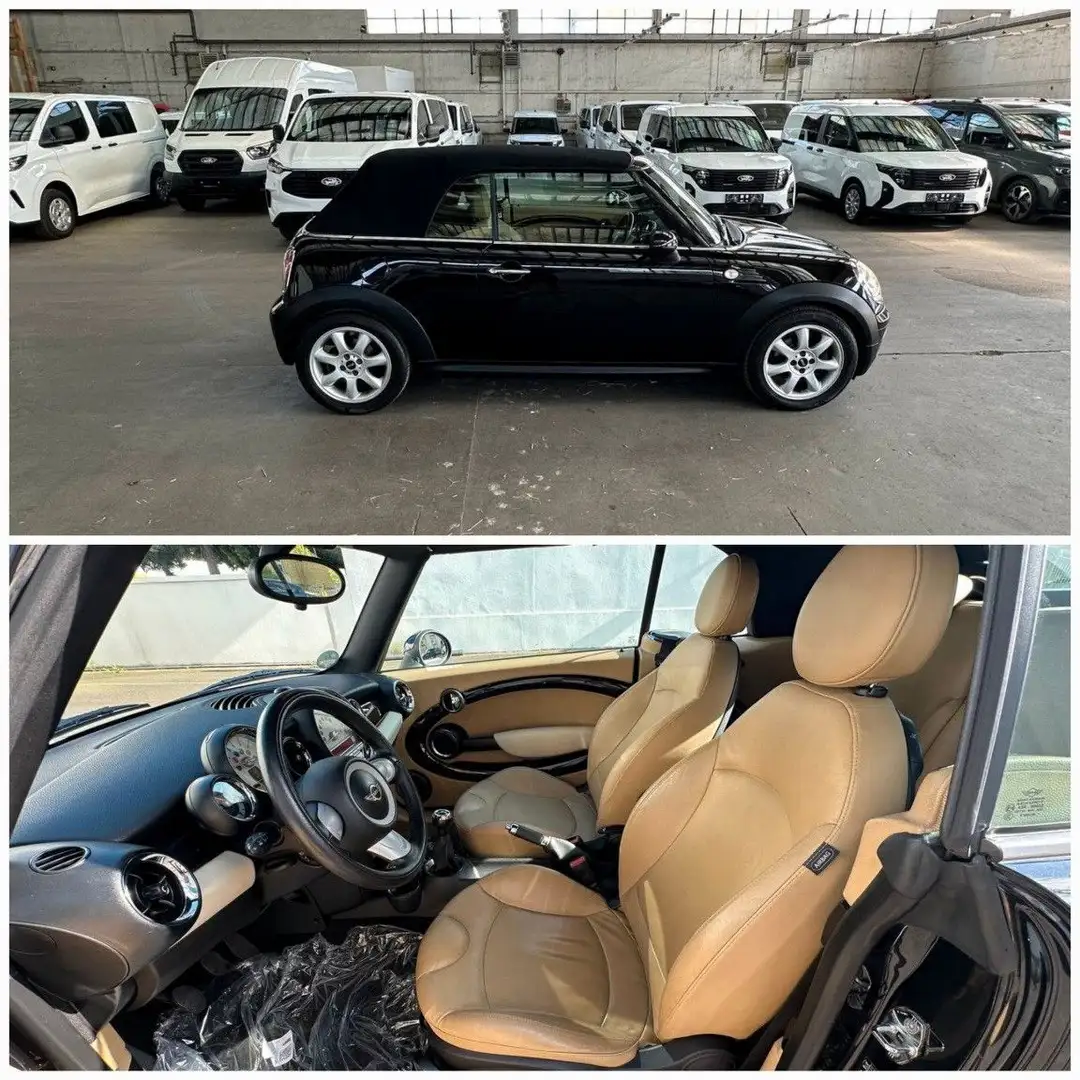 MINI Cooper Cabrio Chili Leder Beige Sport Euro5 Schwarz - 1