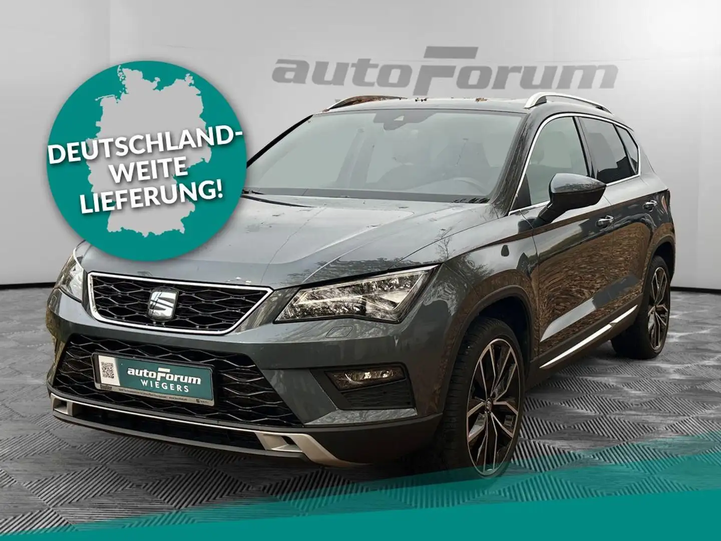 SEAT Ateca 1.5 TSI ACT Xcellence Navi+Kamera+SD+AHK Grau - 1