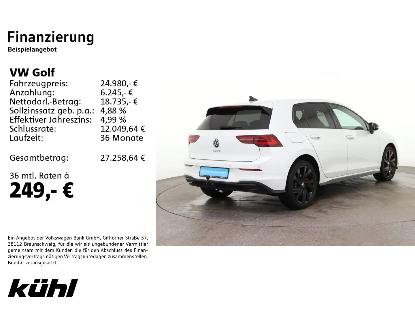 Volkswagen Golf GTE 8 VIII GTE 1.4 TSI DSG IQ.Light/ACC/Standhz Blanco - 2