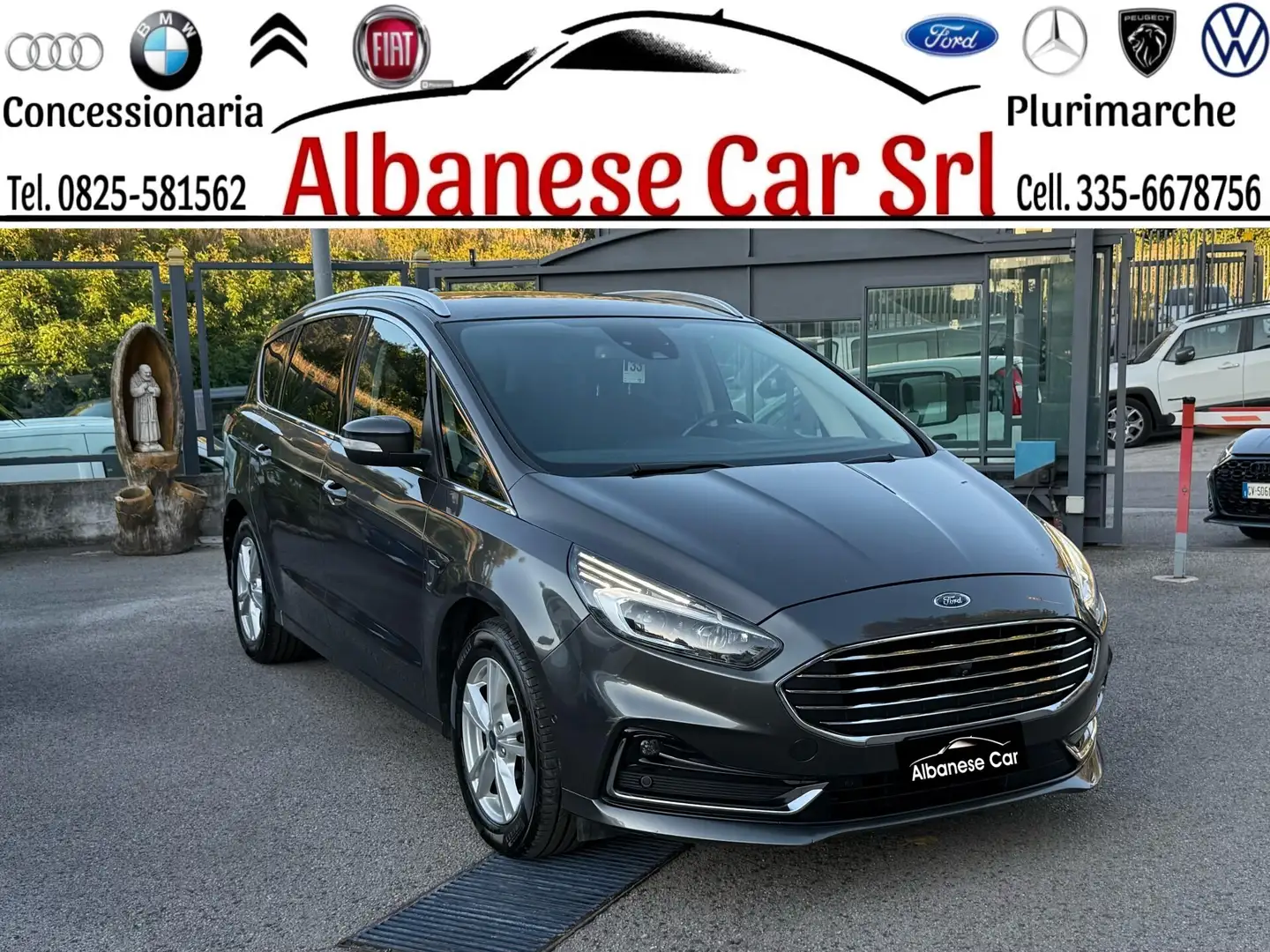 Ford S-Max Ford S-Max 2.0 EcoBlue 150CV Aut.7p. Titanium Grigio - 1
