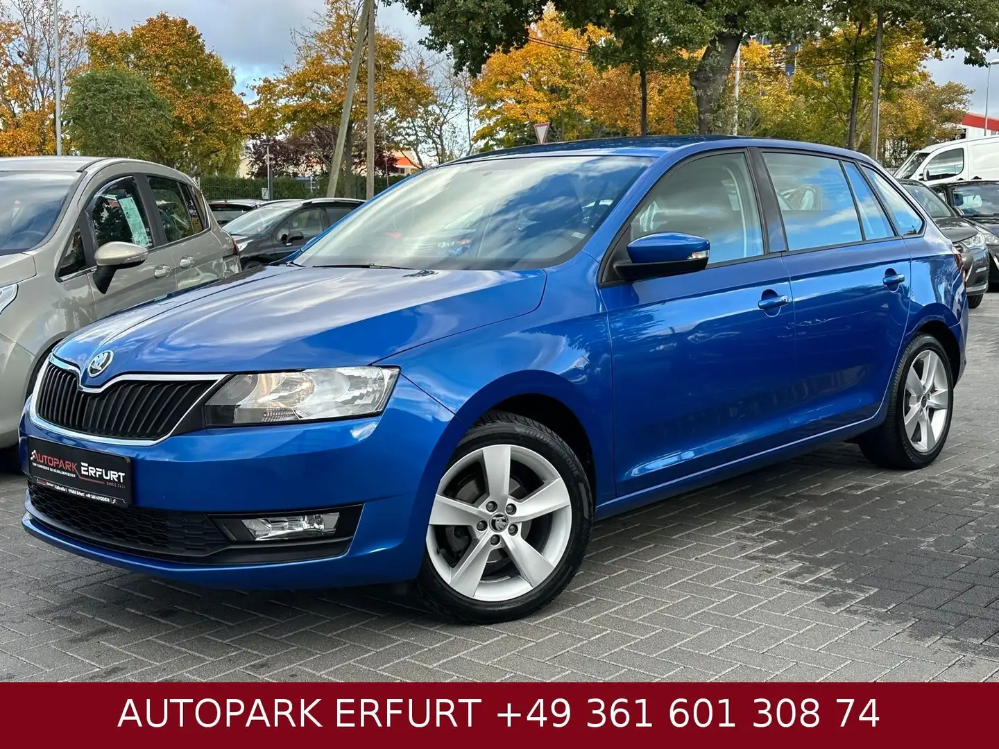 Skoda Rapid/Spaceback Spaceback Cool Edition*Klima*Temp*StzH*PDC Blau - 1