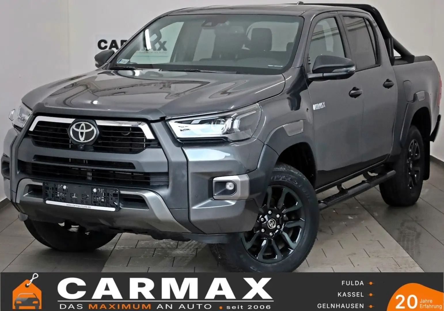 Toyota Hilux 2.8 D-4D Invincible,Leder,ACC,Rollo,AHK Grau - 1