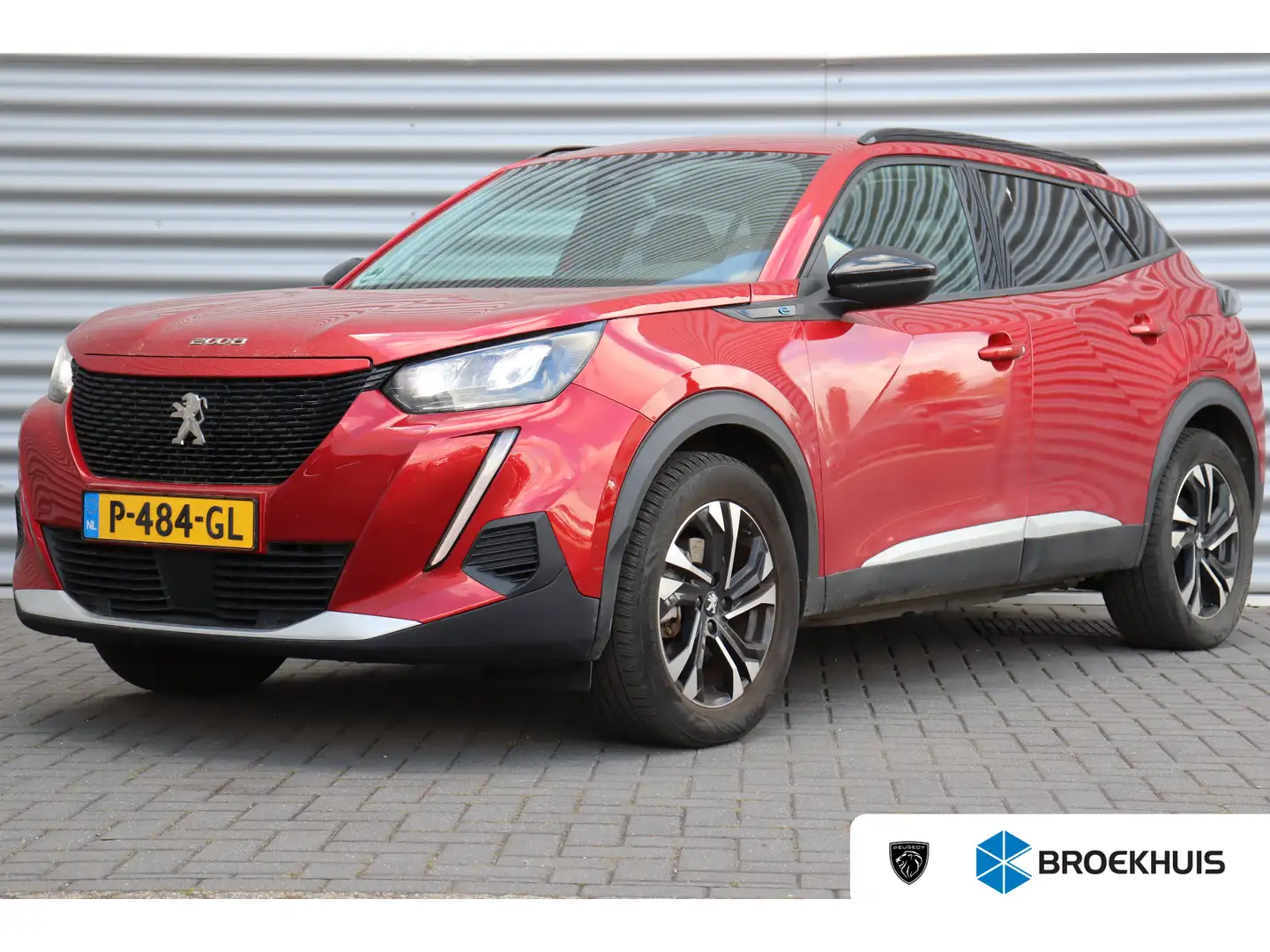 Peugeot e-2008 EV 136PK ALLURE PACK AUTOMAAT / NAVI / LEDER / CLI Piros - 1
