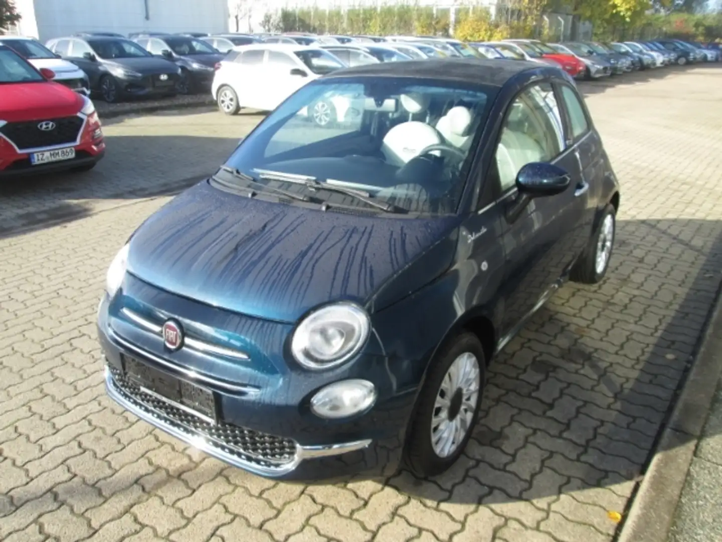 Fiat 500C DolceVita 1.0 Mild Hybrid EU6d Faltdach Apple CarP Blau - 2