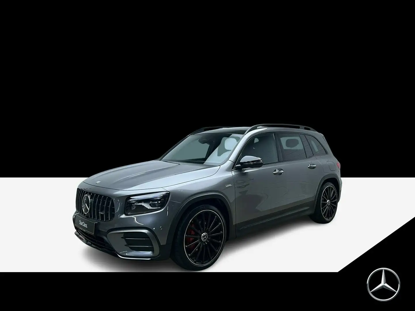 Mercedes-Benz GLB 35 AMG GLB 35 4M Multi+Pano+AHK+Night+360° AMG Line Navi siva - 1