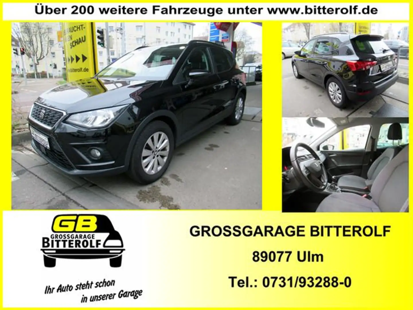 SEAT Arona 1.6 TDI Style Navi/SHZ/Tempo/ Schwarz - 1