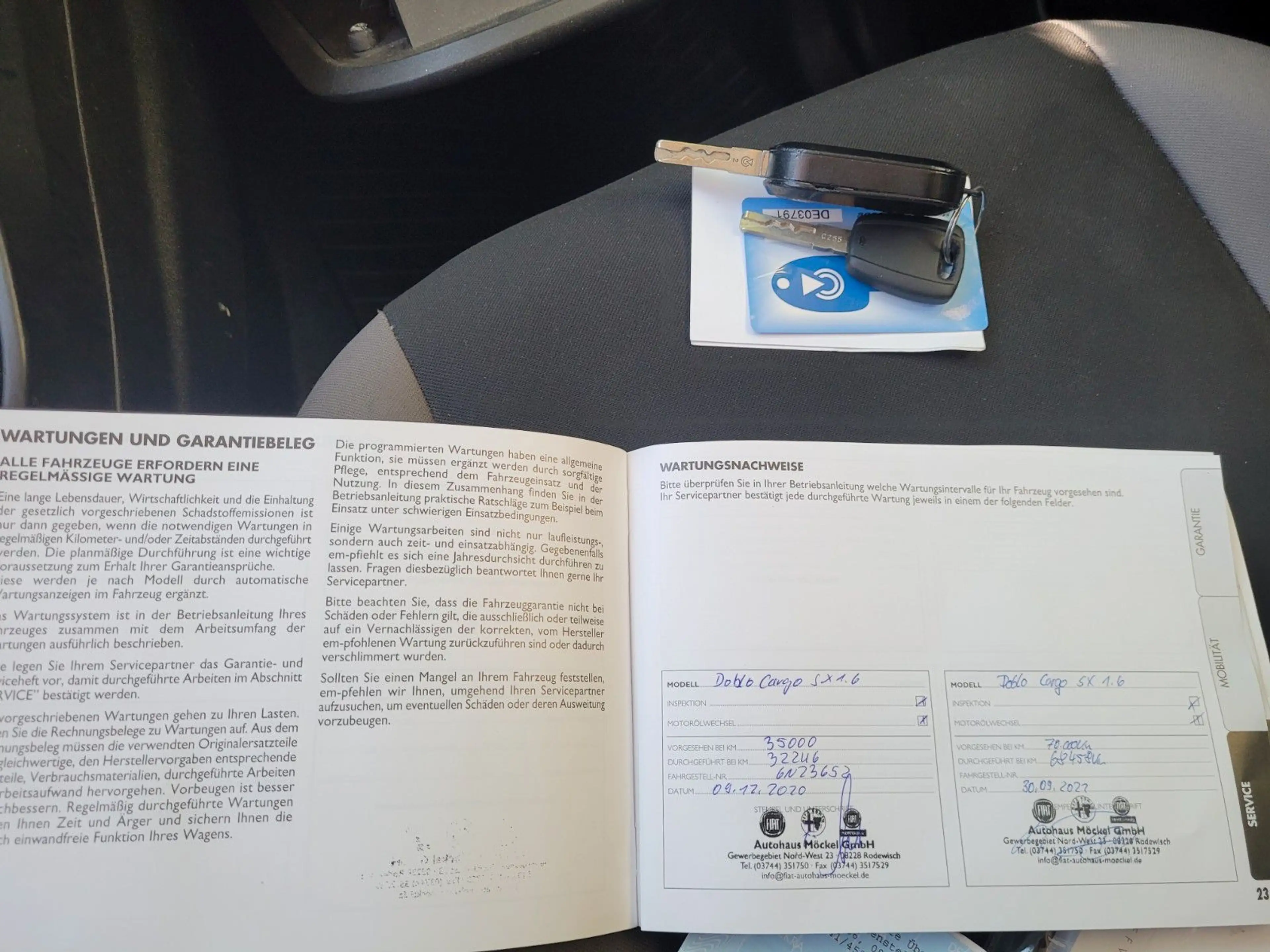 Fiat Doblo SX Maxi Kombi Euro 6*SR+WR*Klimaaut.*TÜV* — photo 13