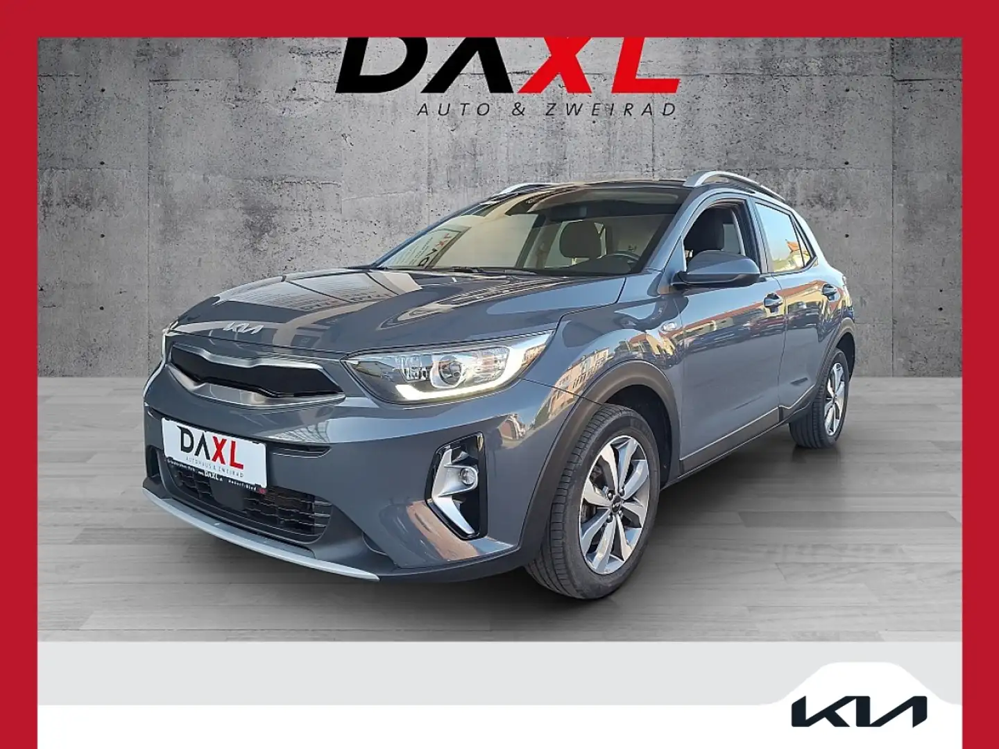 Kia Stonic 1,0 TGDI GPF ISG Silber Grau - 1