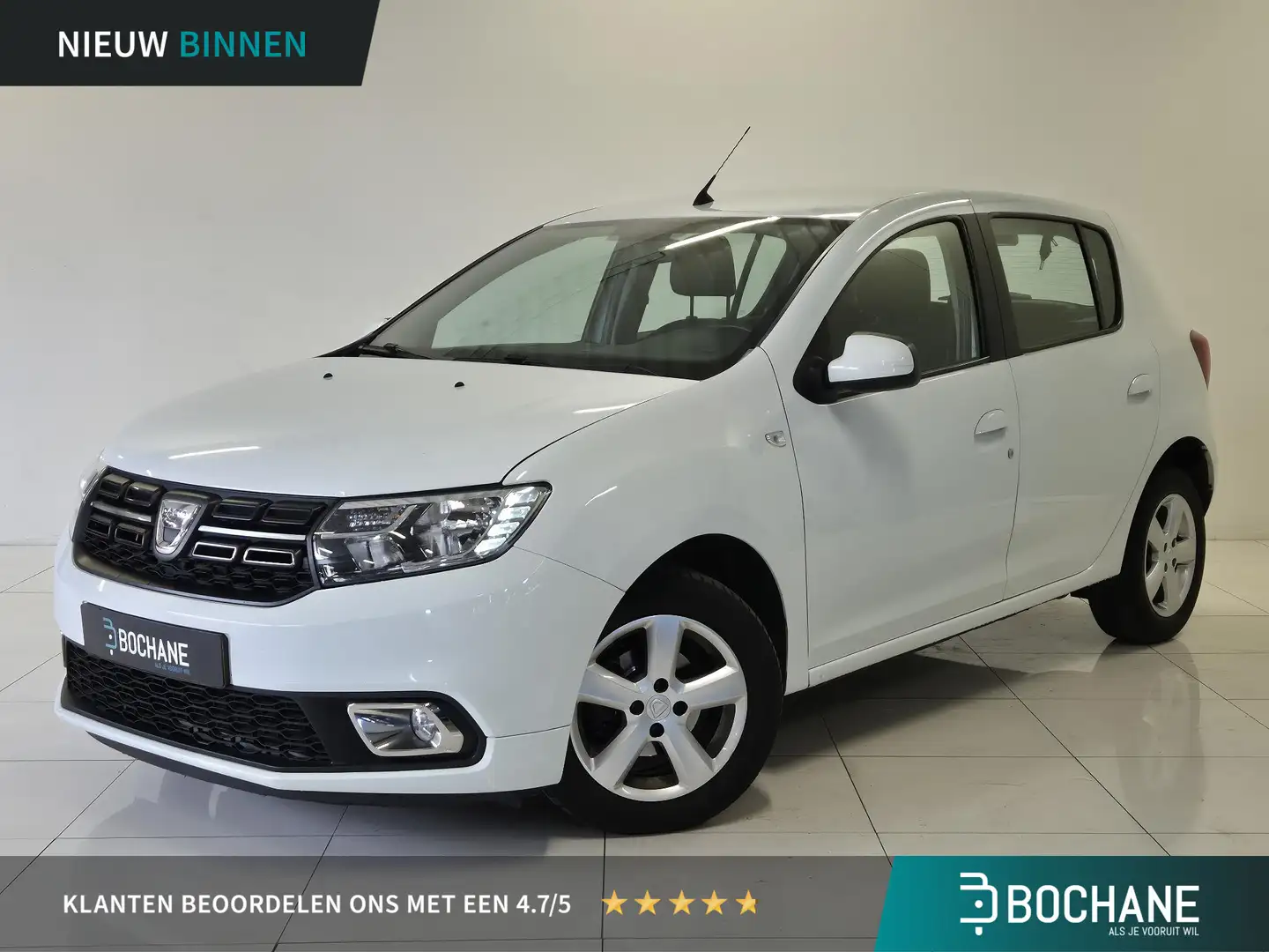 Dacia Sandero 0.9 TCe Bi-Fuel Laureate | Navigatie | Licht Metal Blanc - 1