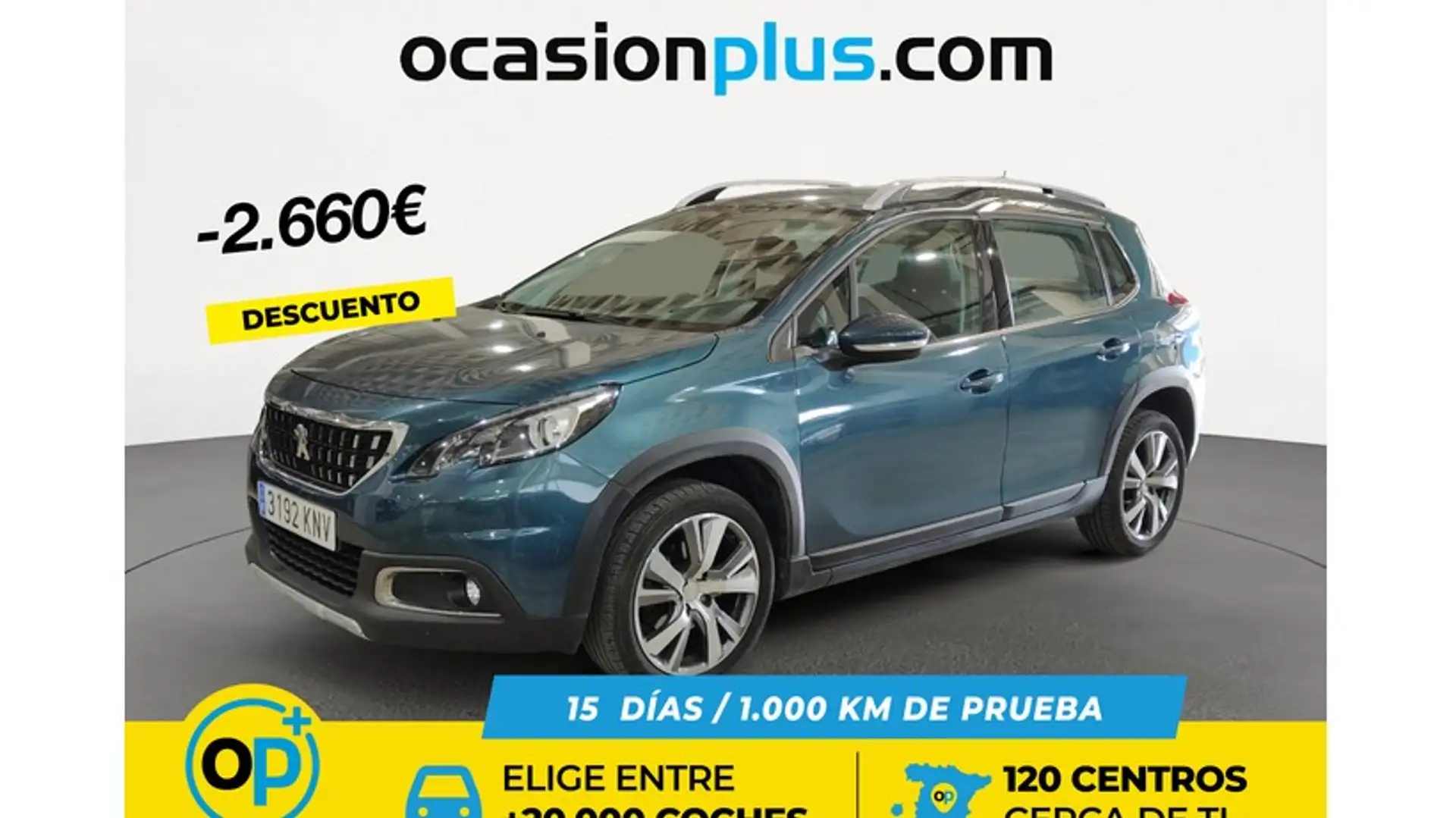 Peugeot 2008 1.6 BlueHDI S&S Allure 120 Grün - 1